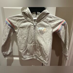 NWOT Toddler girl jacket with hoodie 3T